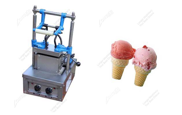 Wafer Cone Making Machine With 2 Mould