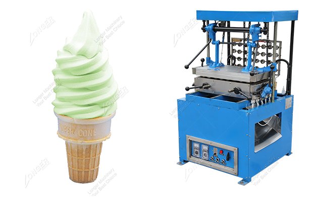 Wafer Ice Cream Cone Maker Machine With 32 Mould