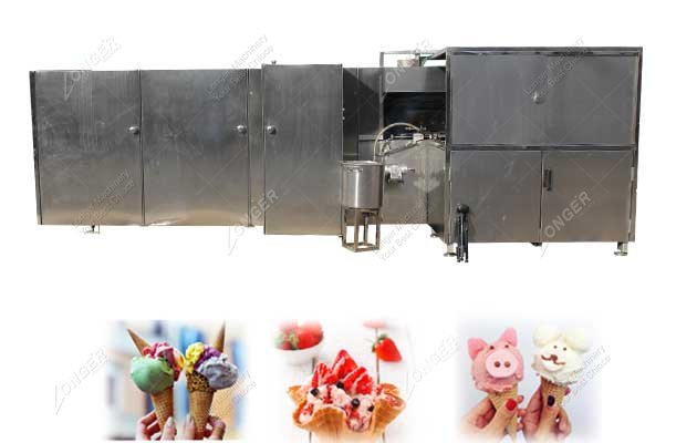 ice cream waffle cone machine