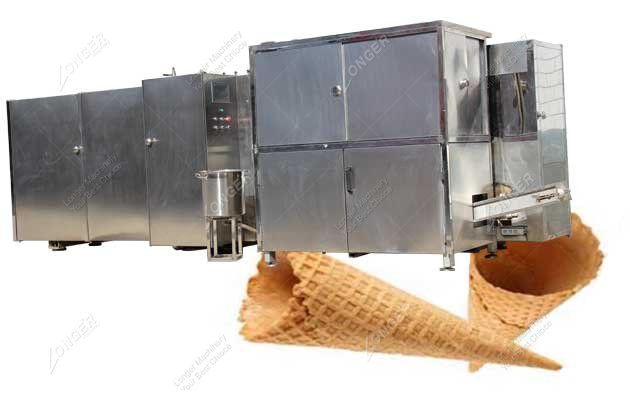 automatic ice cream cone baking machine